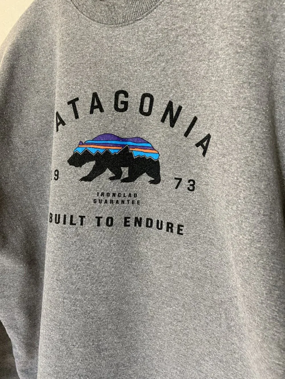 PATAGONIA regular fit Patagonia Sweatshirt size M Gray